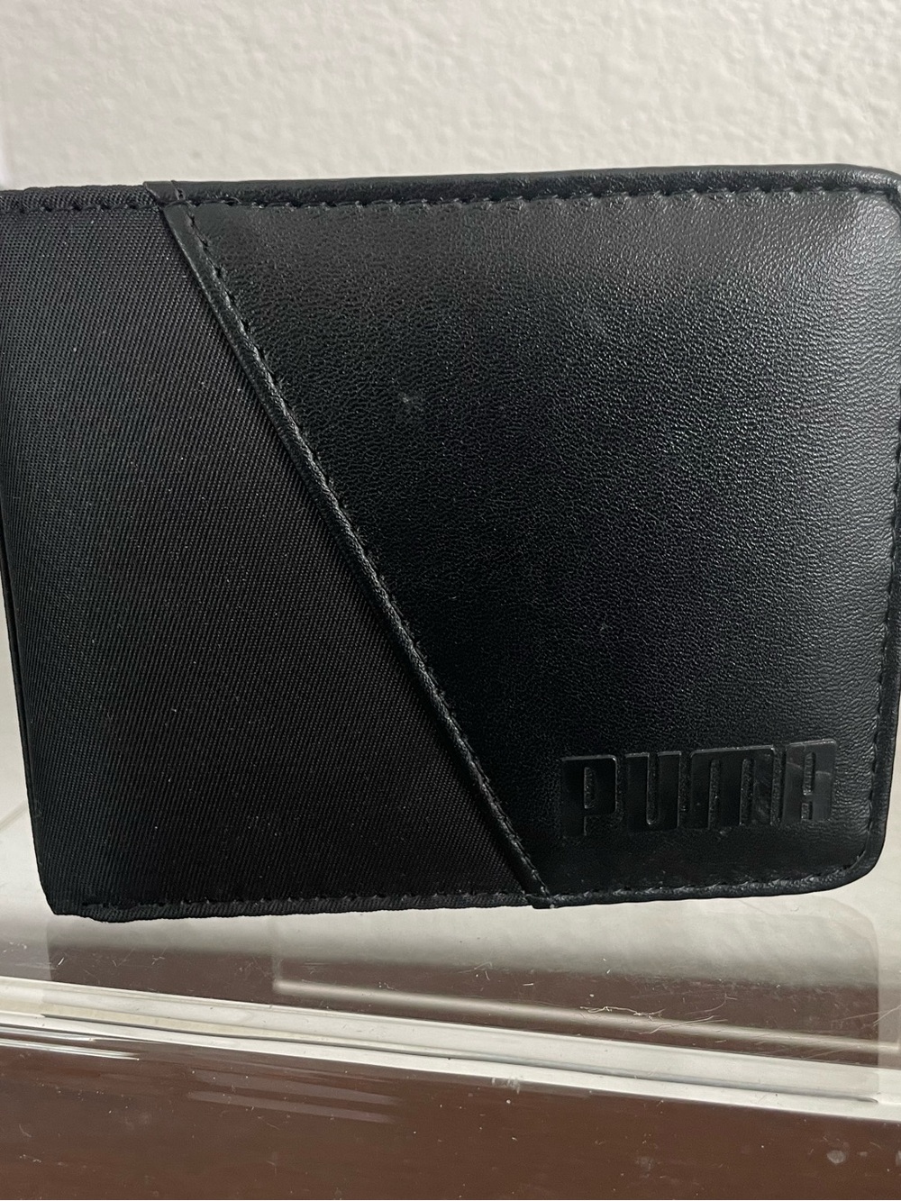 Puma Black Men's Card & Key Holder Wallet